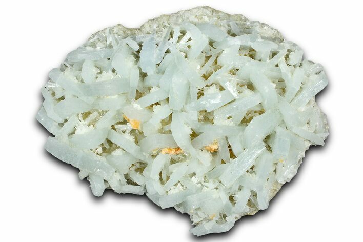 Tabular, Blue Barite Crystal Cluster - Morocco #365571